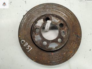 диск тормозной передний Volkswagen Fox 2 поколение [рестайлинг] 2006, 1.2 л., бензин, МКПП, серый, хетчбэк 3 дв.