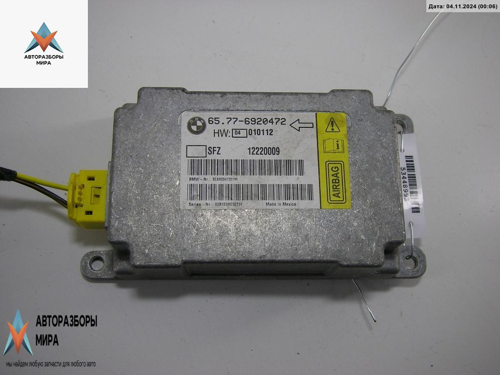 датчик AirBag BMW 7 серия E65/E66/E67 2002, 4.4 л., бензин, АКПП, серый, седан, 65776920472 - фото №1