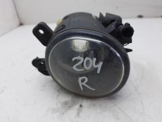 фара противотуманная правая Mercedes-Benz C W204 2007, 2.2 л., дизель, МКПП, чёрный, седан, 2118200856