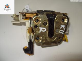 замок двери передней правой Nissan Micra 2 поколение (K11) 1999, 1.0 л., бензин, МКПП, красный, хетчбэк 3 дв.