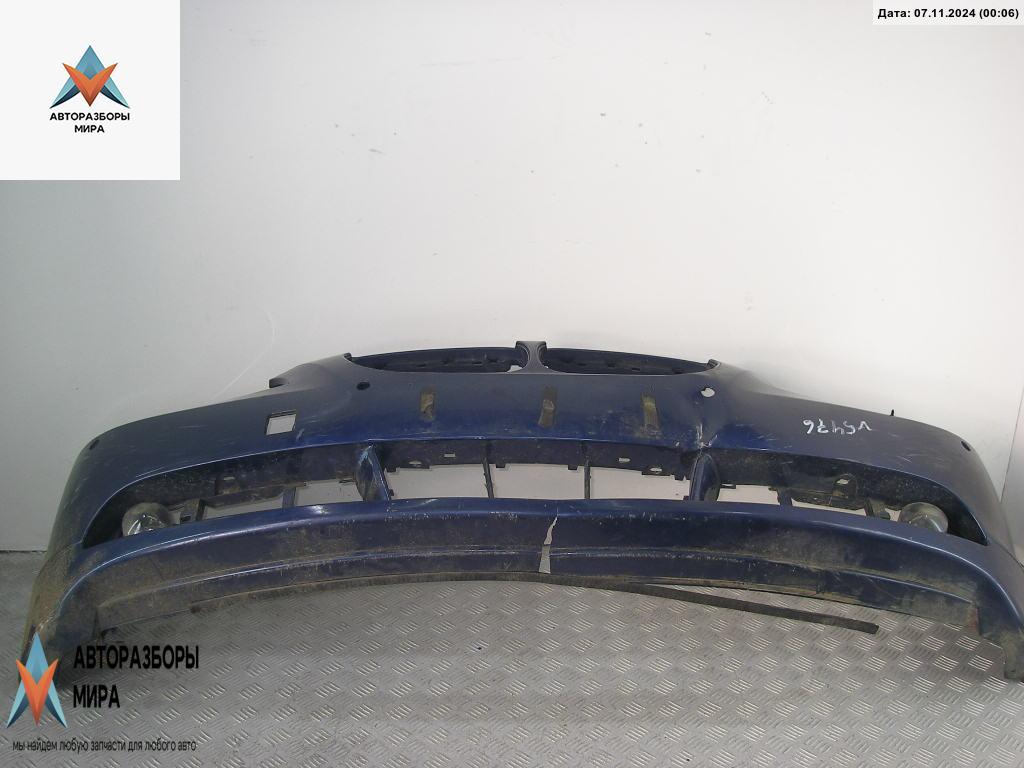 бампер передний BMW 5 серия E60/E61 2003, бензин, синий, седан - фото №1