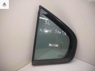 форточка задняя левая Honda Civic 6 поколение [рестайлинг] 1999, 1.4 л., бензин, МКПП, зелёный, универсал