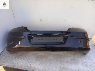 бампер задний Opel Astra H 2004, чёрный, хетчбэк 5 дв.