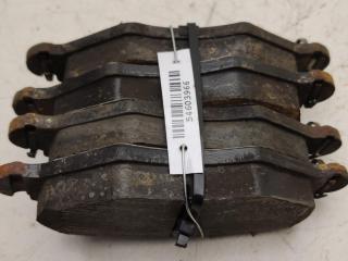 Колодки тормозные передние Peugeot 206 1 поколение [рестайлинг] 2004, 1.4 л., бензин, МКПП, чёрный, универсал