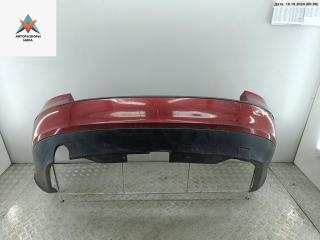 бампер задний Skoda Octavia mk2 (A5 1Z) 2007, красный, универсал