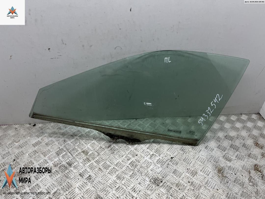 стекло двери передней левой Honda Accord 6 поколение 1999, 1.8 л., бензин, МКПП, жёлтый, седан - фото №1