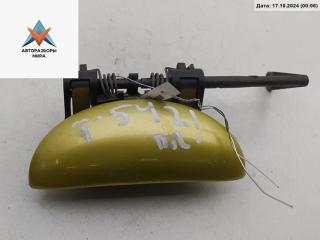 ручка наружная передняя левая Peugeot 206 1 поколение [рестайлинг] 2002, 1.4 л., бензин, МКПП, жёлтый, универсал, 00009101N6