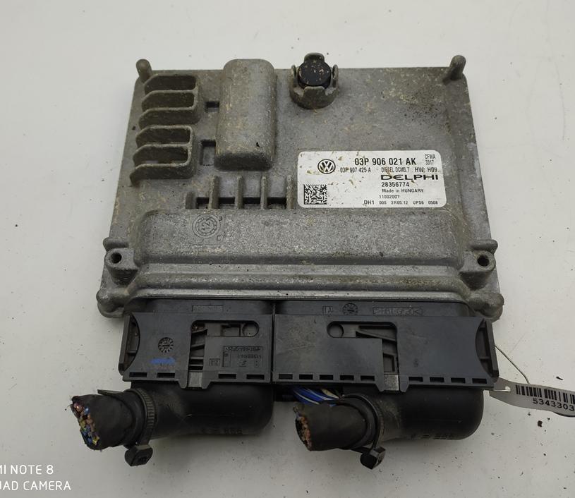 ЭБУ Volkswagen Polo 2012, 1.2 л., дизель, МКПП, красный, хетчбэк 3 дв., 03P906021AK