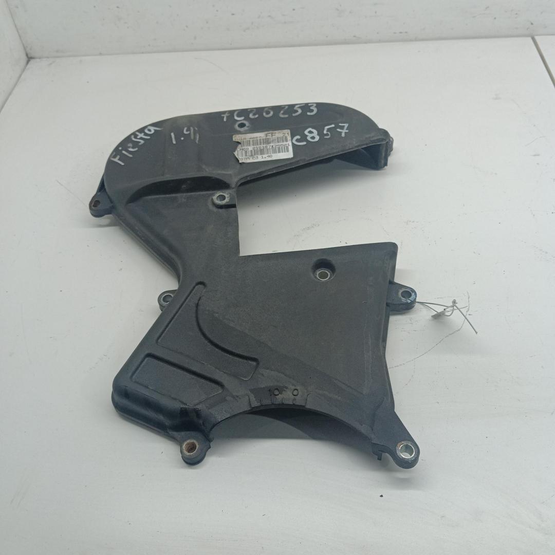 крышка двигателя передняя Ford Fiesta 2007, 1.4 л., бензин, робот, серый, хетчбэк 3 дв., 98MM6P073AB