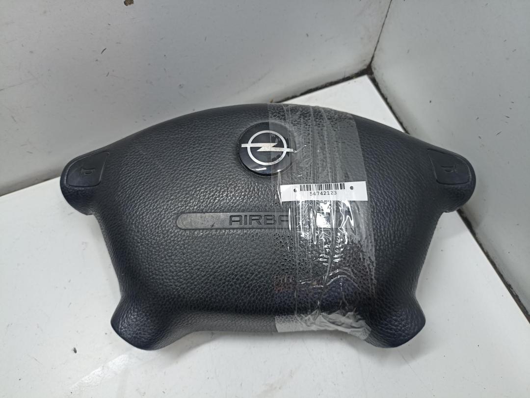 подушка безопасности водителя Opel Vectra B 2001, 1.8 л., бензин, МКПП, синий, универсал, 90437886
