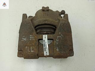 суппорт передний левый Renault Scenic 3 поколение 2009, 1.5 л., дизель, МКПП, чёрный, минивэн