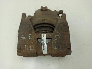 суппорт передний левый Renault Scenic 3 поколение 2009, 1.5 л., дизель, МКПП, чёрный, минивэн