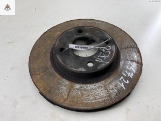 диск тормозной передний Nissan Micra 4 поколение (K13) 2012, 1.2 л., бензин, МКПП, чёрный, хетчбэк 5 дв.