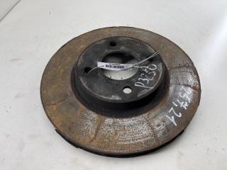 диск тормозной передний Nissan Micra 4 поколение (K13) 2012, 1.2 л., бензин, МКПП, чёрный, хетчбэк 5 дв.