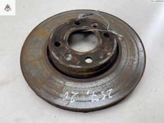 диск тормозной передний Nissan Micra 3 поколение (K12) 2003, 1.4 л., бензин, МКПП, серый, хетчбэк 3 дв.