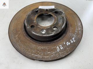 диск тормозной передний Nissan Micra 3 поколение (K12) 2003, 1.4 л., бензин, МКПП, серый, хетчбэк 3 дв.