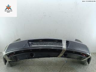 бампер задний Renault Vel Satis 1 поколение 2002, чёрный, хетчбэк 5 дв.