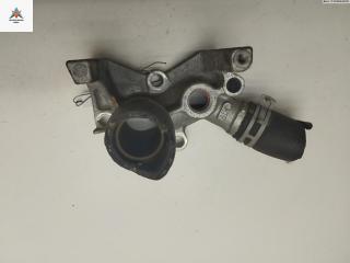 фланец (тройник) системы охлаждения Ford Fusion 1 поколение 2004, 1.4 л., бензин, МКПП, синий, хетчбэк 5 дв.