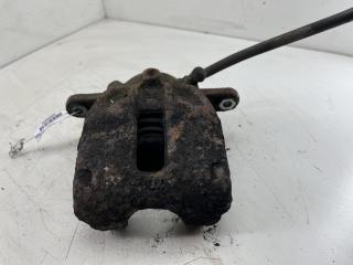 суппорт передний левый Nissan Micra 4 поколение (K13) 2012, 1.2 л., бензин, МКПП, чёрный, хетчбэк 5 дв.
