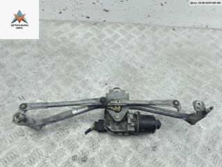 Механизм стеклоочистителя переднего (трапеция дворников) Volkswagen Polo 4 поколение 2003, 1.9 л., дизель, МКПП, чёрный, хетчбэк 3 дв., 6Q1955601B, 6Q1955119A