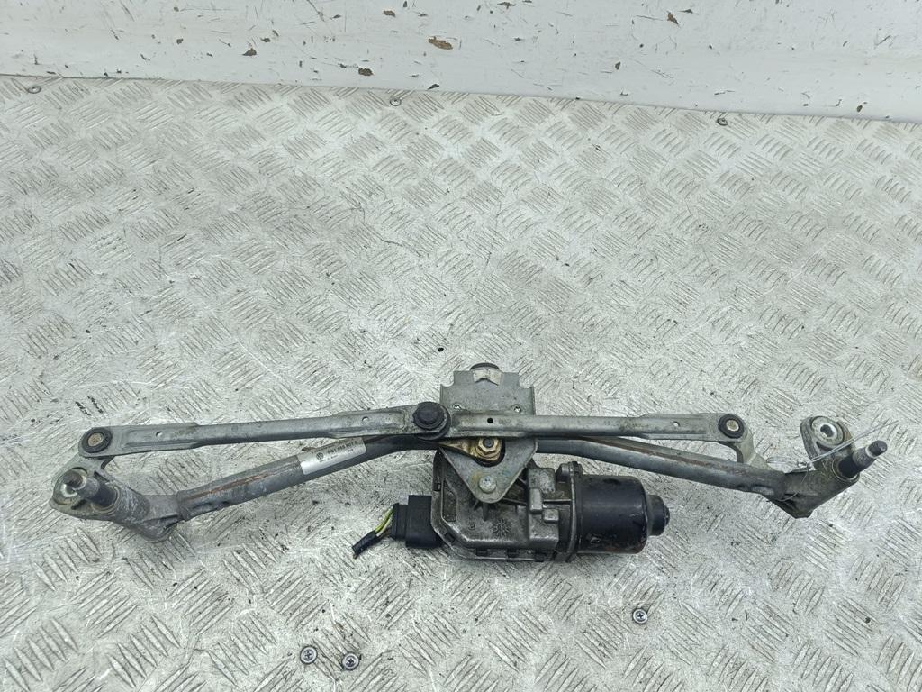 Механизм стеклоочистителя переднего (трапеция дворников) Volkswagen Polo 2003, 1.9 л., дизель, МКПП, чёрный, хетчбэк 3 дв., 6Q1955601B, 6Q1955119A