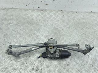 Механизм стеклоочистителя переднего (трапеция дворников) Volkswagen Polo 2003, 1.9 л., дизель, МКПП, чёрный, хетчбэк 3 дв., 6Q1955601B, 6Q1955119A