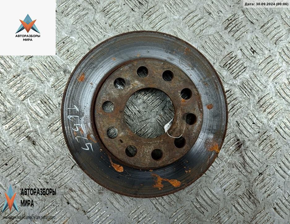 диск тормозной задний Audi A4 B6 2002, 2.0 л., бензин, АКПП, серый, универсал - фото №1