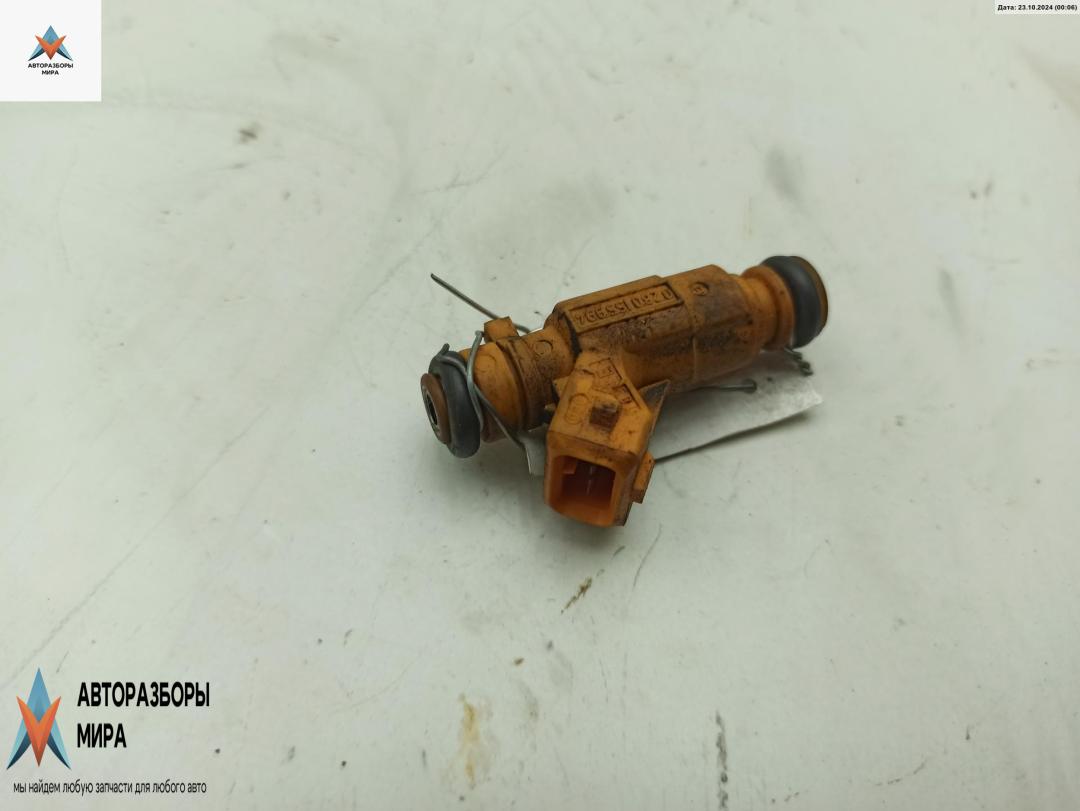 форсунка Renault Laguna 2 поколение 2001, 3.0 л., бензин, АКПП, красный, хетчбэк 5 дв., 0280155994 - фото №1