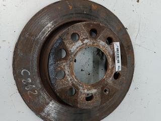 диск тормозной задний Audi A3 8P/8PA [рестайлинг] 2007, 1.6 л., бензин, МКПП, чёрный, хетчбэк 3 дв.