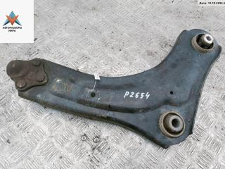 рычаг передний левый Renault Megane 3 поколение 2009, 1.5 л., дизель, МКПП, белый, хетчбэк 5 дв.