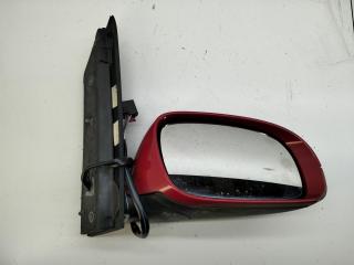 зеркало правое Volkswagen Touran 1 поколение 2003, 1.9 л., дизель, МКПП, красный, минивэн, 073016