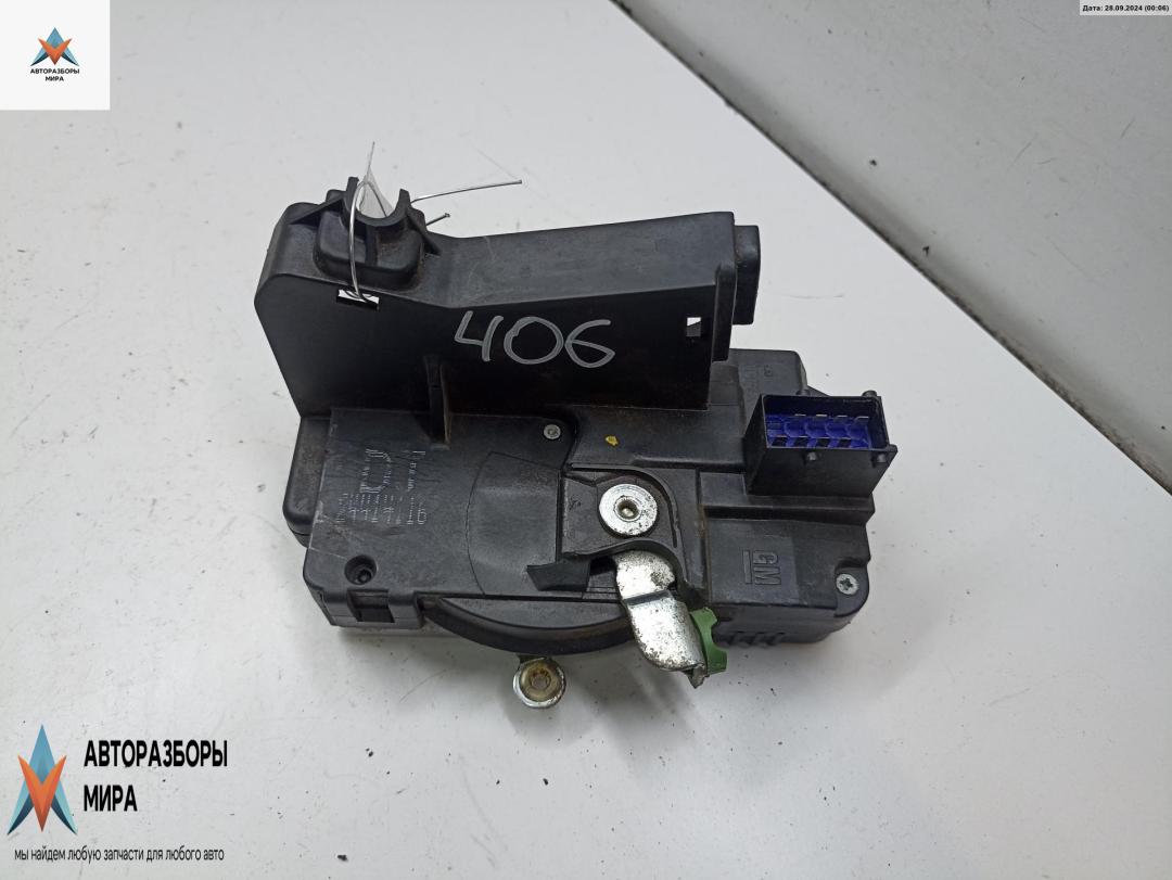 замок двери передней левой Opel Zafira 1 поколение (A) 2000, 1.6 л., бензин, МКПП, зелёный, минивэн, 24414116 - фото №1