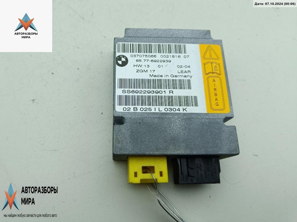 блок AirBag BMW 7 серия E65/E66/E67 2002, 4.4 л., бензин, АКПП, чёрный, седан, 65776922939, 6922939 - фото №1