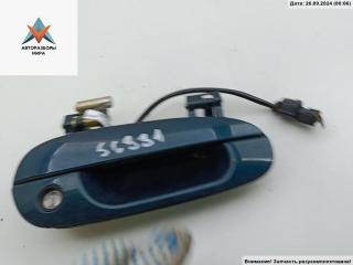 ручка наружная передняя правая Mitsubishi Galant 7 поколение 1995, 2.0 л., бензин, АКПП, зелёный, седан