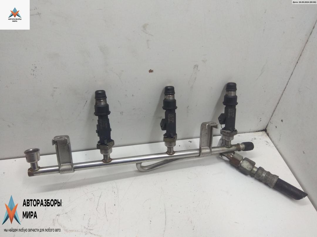 форсунка Opel Astra G 2000, 1.6 л., бензин, МКПП, зелёный, универсал, 25313846 - фото №1