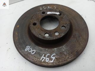 диск тормозной передний Opel Omega B [рестайлинг] 2002, 2.2 л., бензин, МКПП, серый, универсал