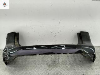 бампер задний Volkswagen Touran 1 поколение [2-й рестайлинг] 2012, чёрный, минивэн, 1T0807421K