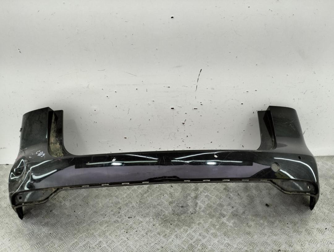 бампер задний Volkswagen Touran 2012, чёрный, минивэн, 1T0807421K