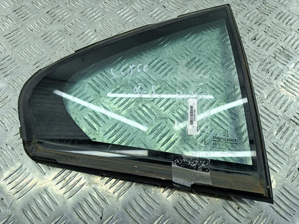 форточка задняя правая Peugeot 607 2000, 2.2 л., дизель, МКПП, серый, седан, 43R000677