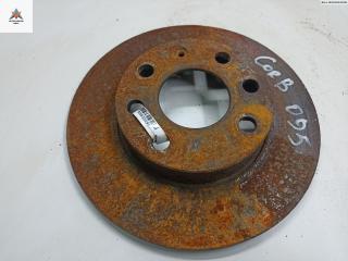 диск тормозной передний Opel Corsa B [рестайлинг] 2000, 1.0 л., бензин, МКПП, синий, хетчбэк 5 дв.