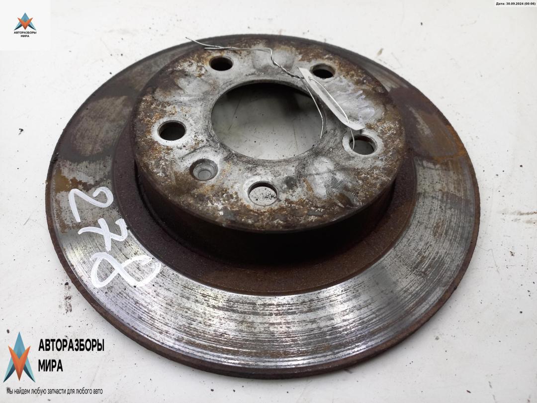 диск тормозной задний Opel Zafira 1 поколение (A) 2002, 2.2 л., бензин, АКПП, синий, минивэн - фото №1
