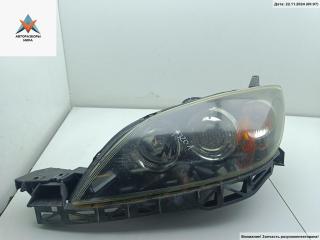 фара левая Mazda 3 BK 2003, 2.0 л., бензин, МКПП, чёрный, хетчбэк 5 дв.