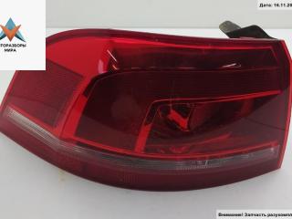 фонарь задний левый Volkswagen Passat B7 2010, 2.0 л., дизель, АКПП, серый, универсал, 3AF945095E
