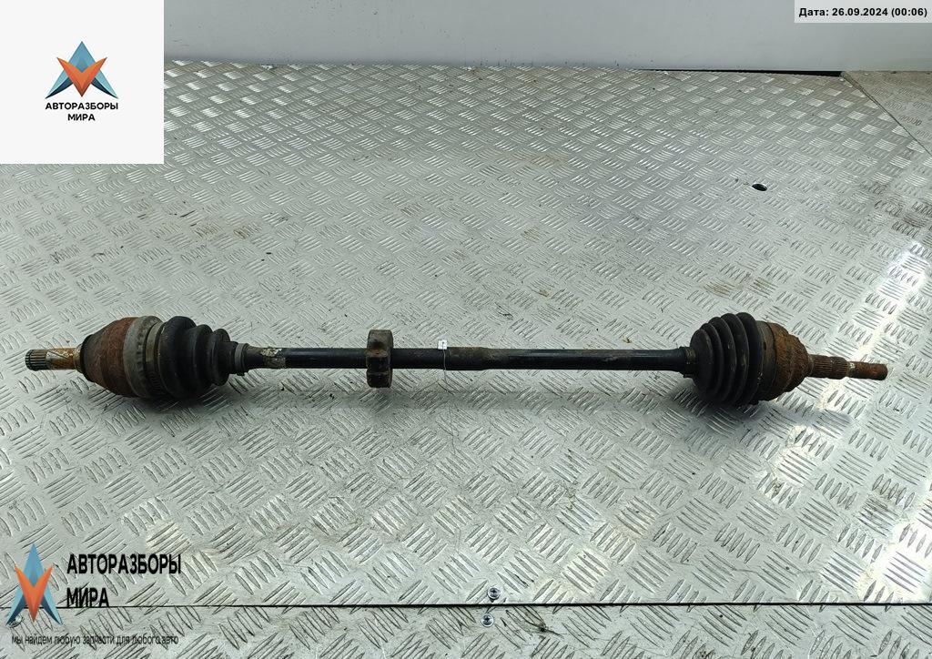 полуось передняя правая (приводной вал, ШРУС) Opel Astra G 2001, 1.8 л., бензин, МКПП, серый, кабриолет - фото №1