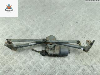 Механизм стеклоочистителя переднего (трапеция дворников) Volkswagen Polo 4 поколение 2002, 1.4 л., дизель, МКПП, чёрный, хетчбэк 5 дв., 6Q1955601B, 6Q1955119A