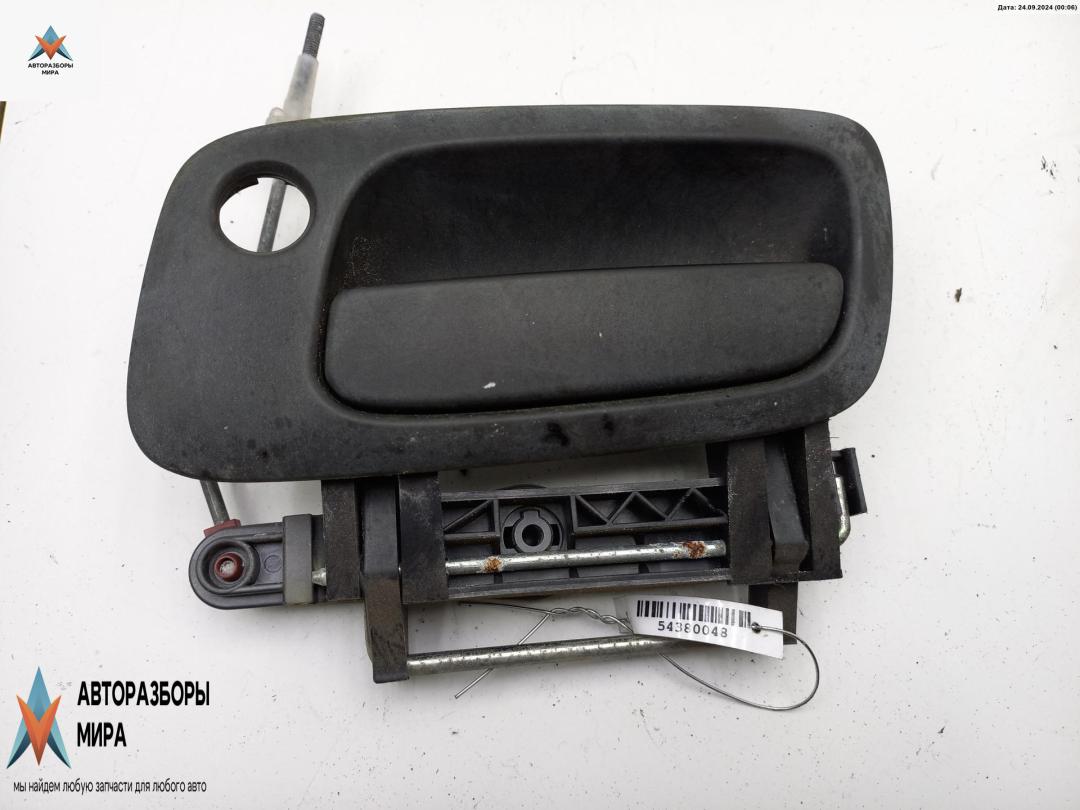 ручка наружная передняя левая Opel Astra G 1999, 1.7 л., дизель, МКПП, красный, универсал - фото №1