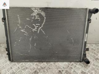 радиатор охлаждения SEAT Alhambra 1 поколение [рестайлинг] 2009, 2.0 л., дизель, МКПП, чёрный, минивэн