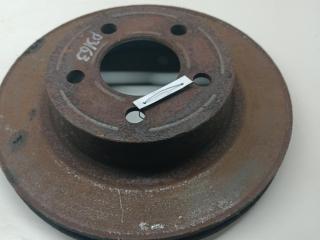 диск тормозной передний Ford Explorer 2 поколение 1996, 4.0 л., бензин, АКПП, красный, внедорожник 5 дв.