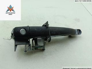 ручка наружная передняя левая Peugeot 207 1 поколение 2007, 1.4 л., бензин, МКПП, красный, хетчбэк 3 дв.