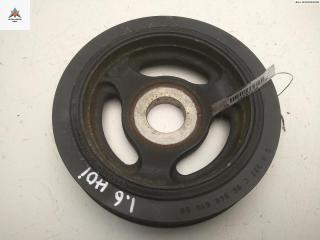 шкив коленвала Citroen C5 1 поколение [рестайлинг] 2005, 1.6 л., дизель, МКПП, серый, хетчбэк 5 дв., 9654961080